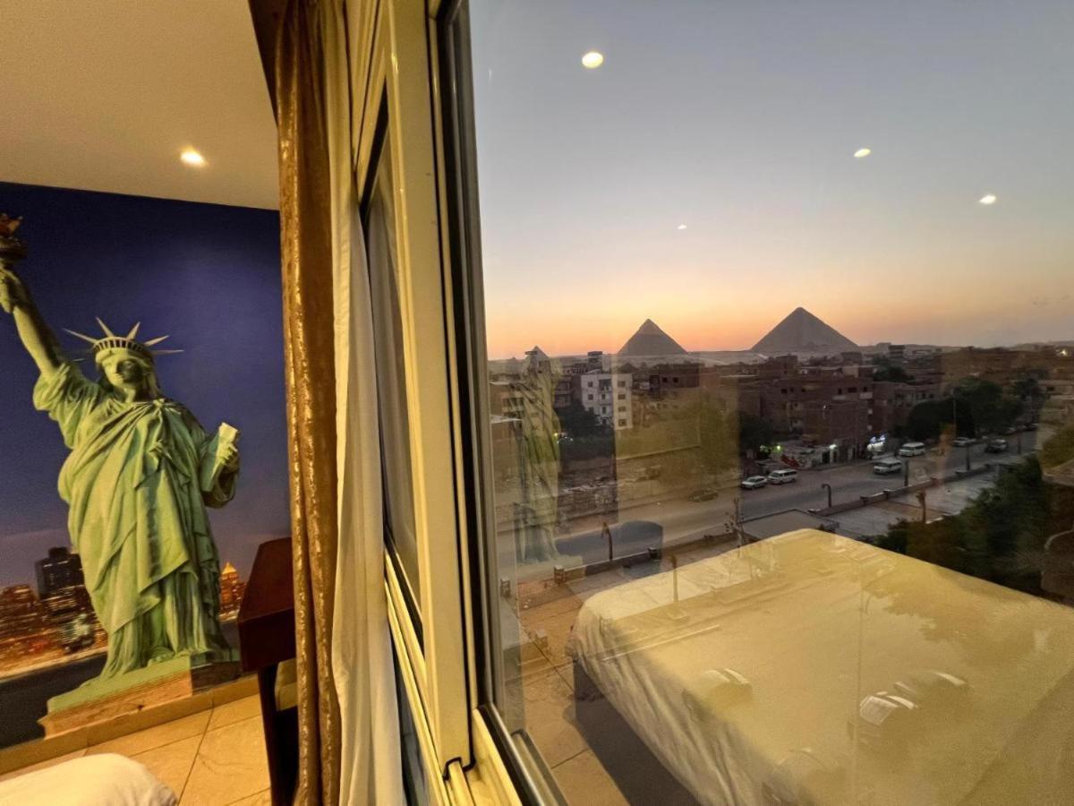 Topaz Pyramids View Inn Kafret el-Gabal Exterior foto